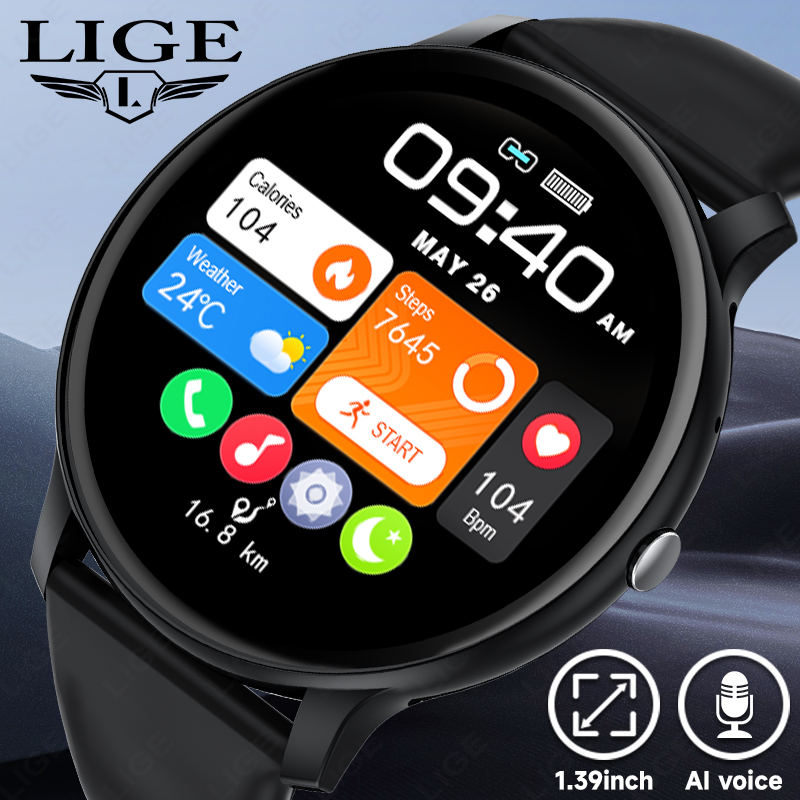 Smartwatch Latest Watches For Men - LIGE Jam Tangan Pintar Wanita Panggilan