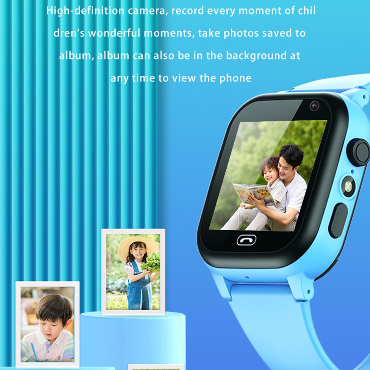 Smartwatch Watches For Kid Boy With Alarm - Jam tangan pintar anak panggilan SOS
