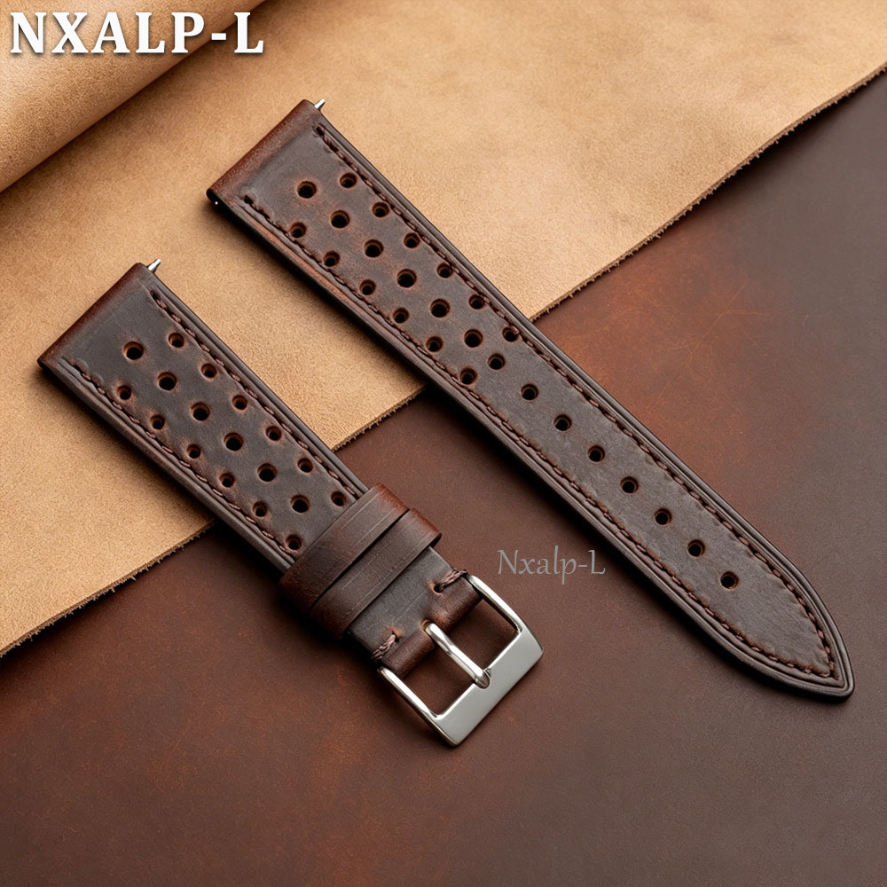 Omega Watches Smartwatch - Tali Jam Tangan Kulit Sapi Antik