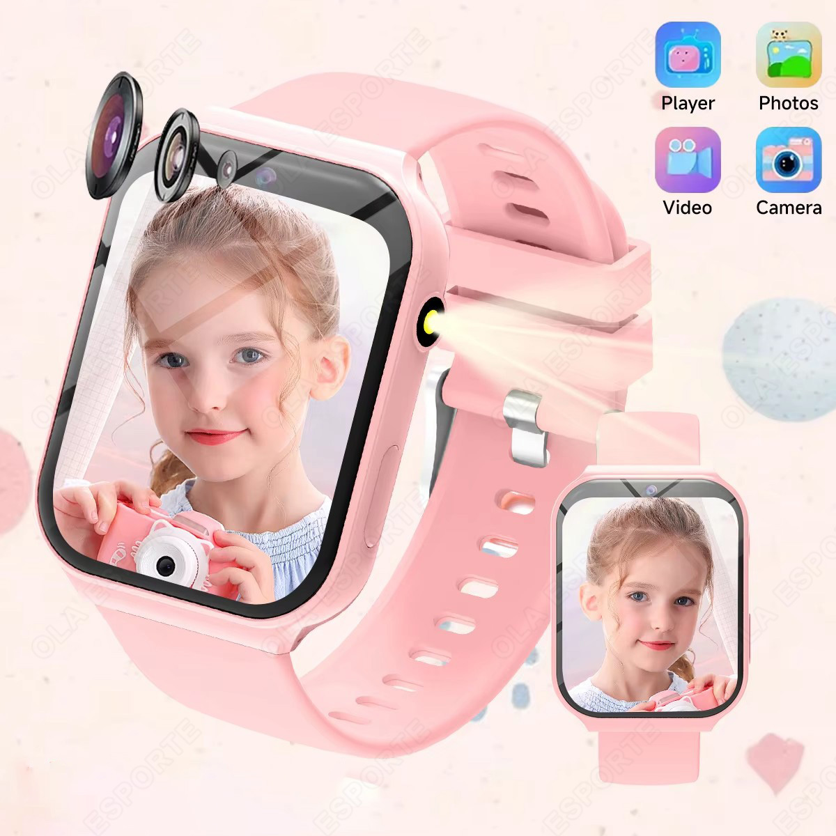 Smartwatch Watches Birthday Gift For Girls - Jam Tangan Pintar Anak Terbaru 2025