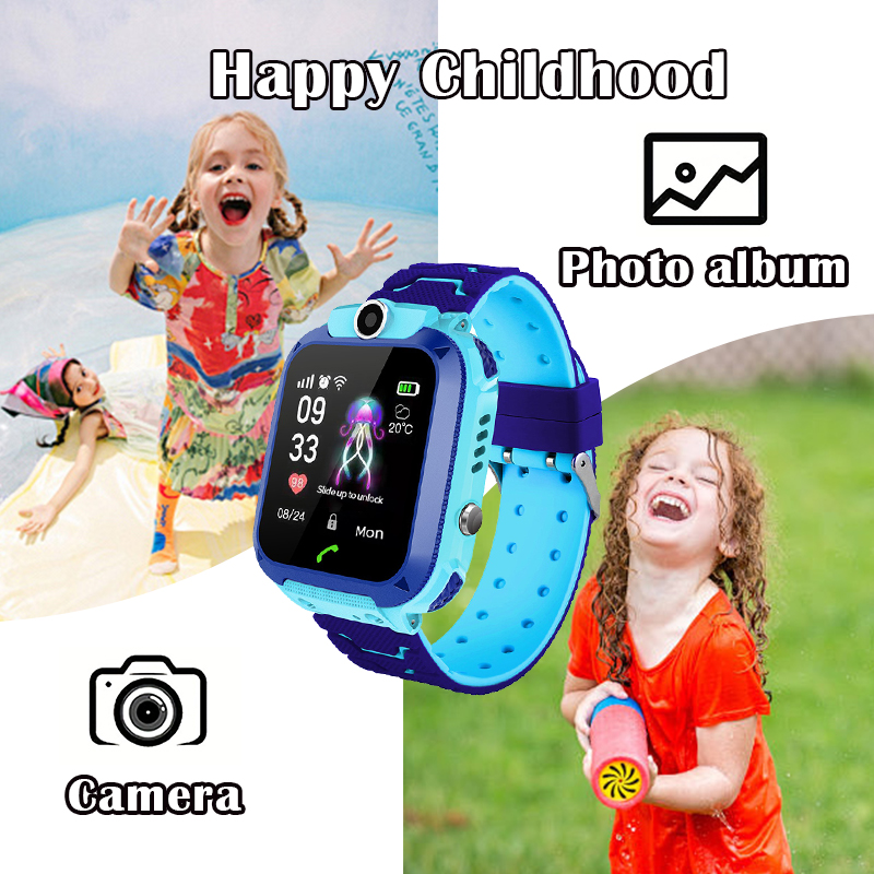 Smartwatch Watches For Kid Boy With Alarm - Jam Tangan Pintar Anak Q12B dengan