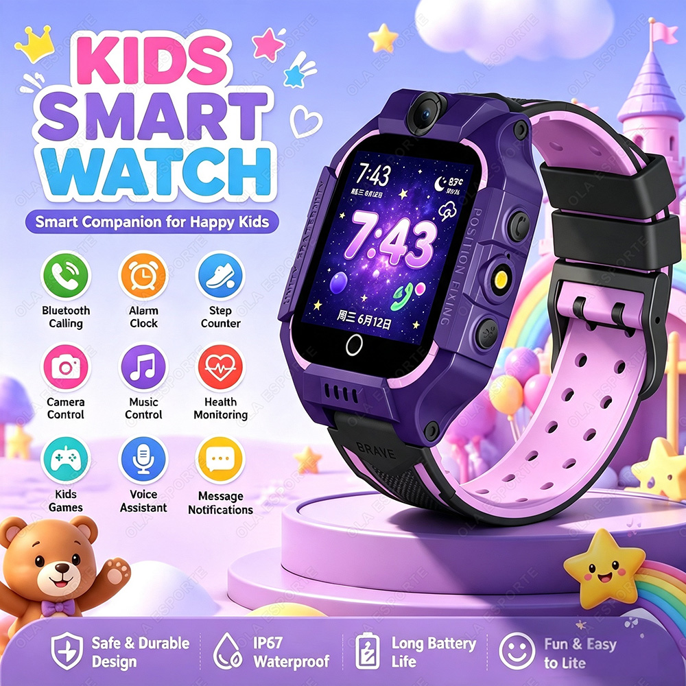 Smartwatch Watches For Kid Boy With Gps - Jam Tangan Pintar Anak 2G Baru
