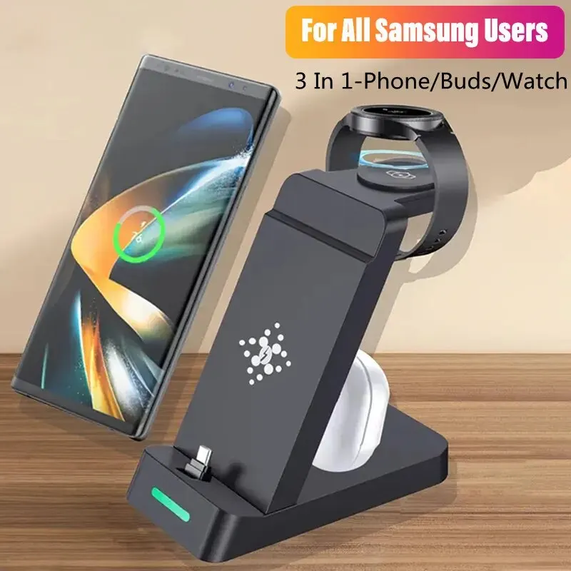 Watches Smartwatch Samsung - Stasiun pengisian daya 3 dalam 1