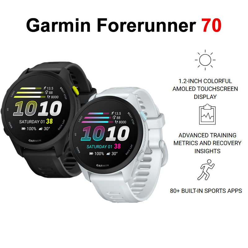 Timex Watches Smartwatch - Garmin Forerunner 70 Daya Tahan Baterai