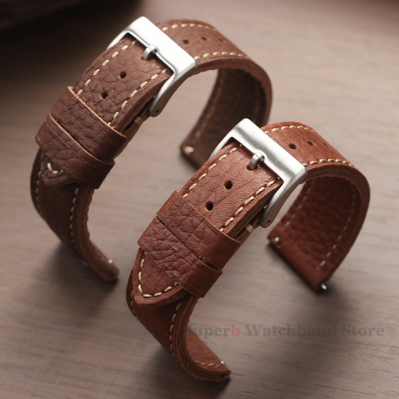 Omega Watches Smartwatch - Tali Jam Tangan Kulit Sapi 20Mm
