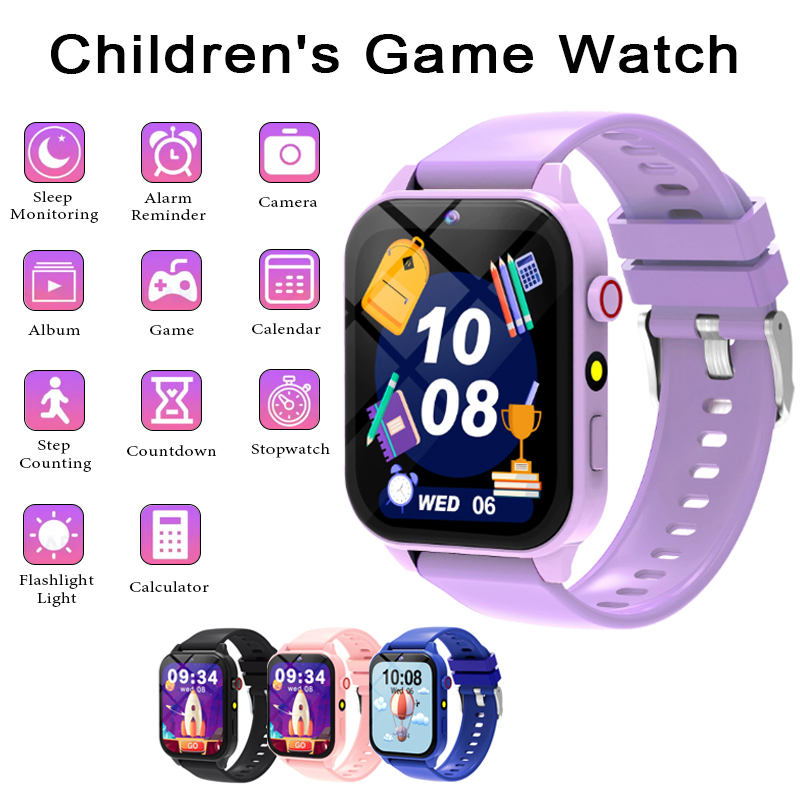 Smartwatch Watches For Kid Boy With Alarm - Jam Tangan Pintar Jam Tangan Permainan