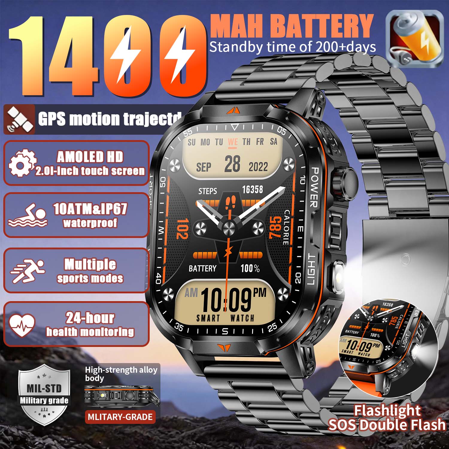 French Connection Watches Smartwatch App - Jam Tangan Pintar Militer Baru 2026