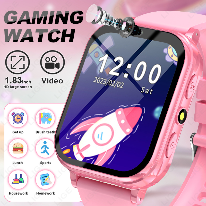 Smartwatch Watches For Kid Boy With Alarm - LIGE Jam Tangan Pintar Anak Jam
