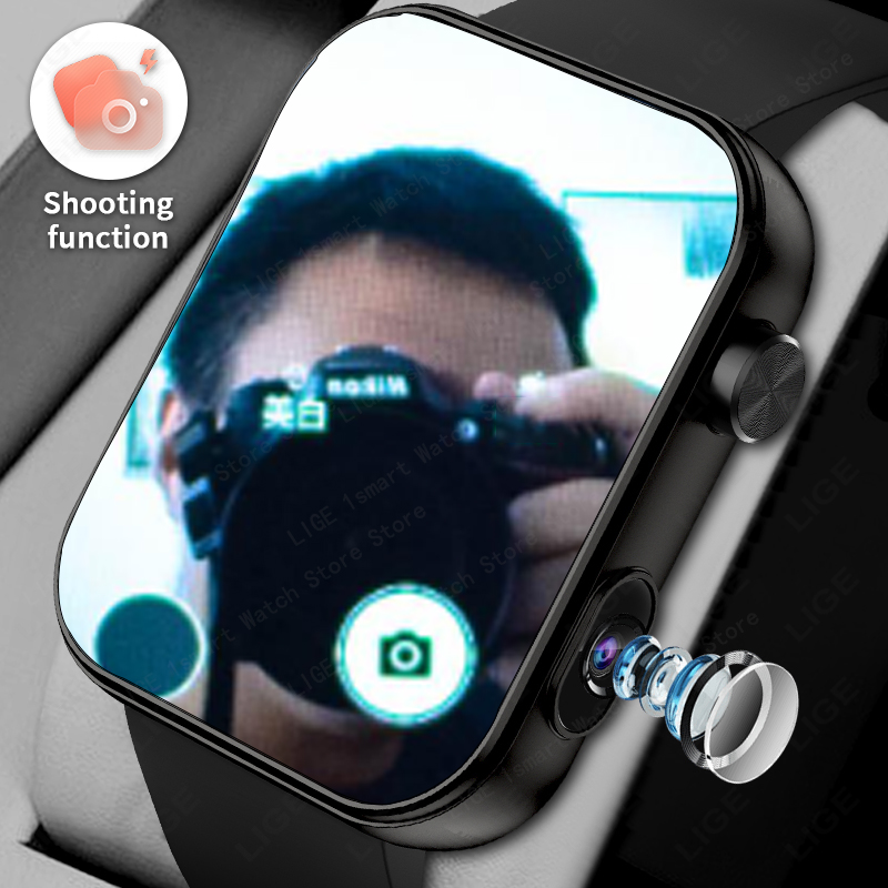 Smartwatch Latest Watches For Men - LIGE Dengan Kamera Dapat Mengambil Foto