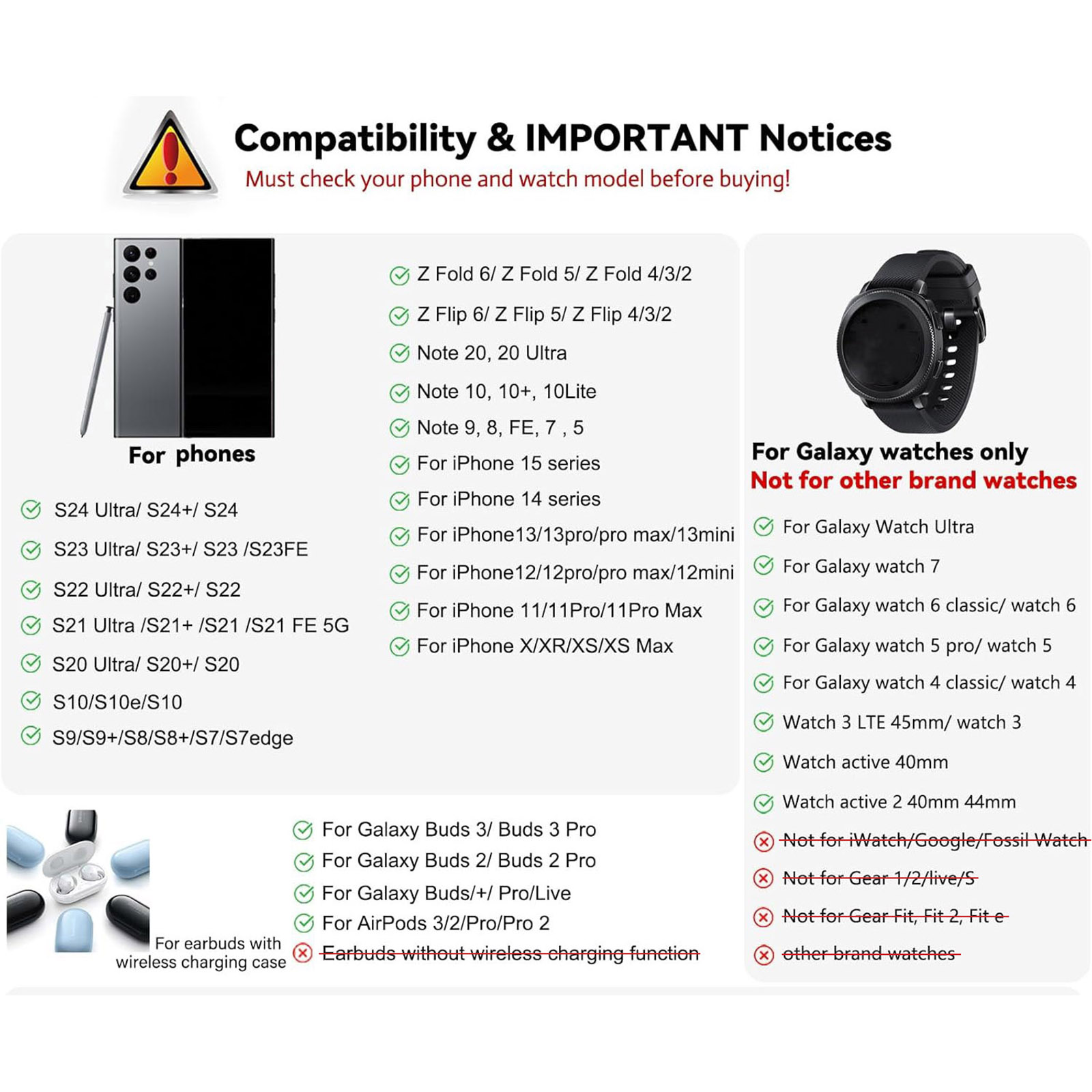 Pengisi Daya Nirkabel 3 In 1 S - Watches Smartwatch Samsung ulasan dan harga