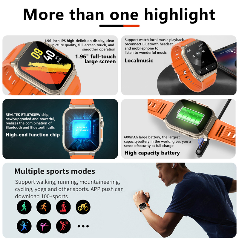 LIGE jam tangan pintar pria, k - Smartwatch Latest Watches For Men ulasan dan harga