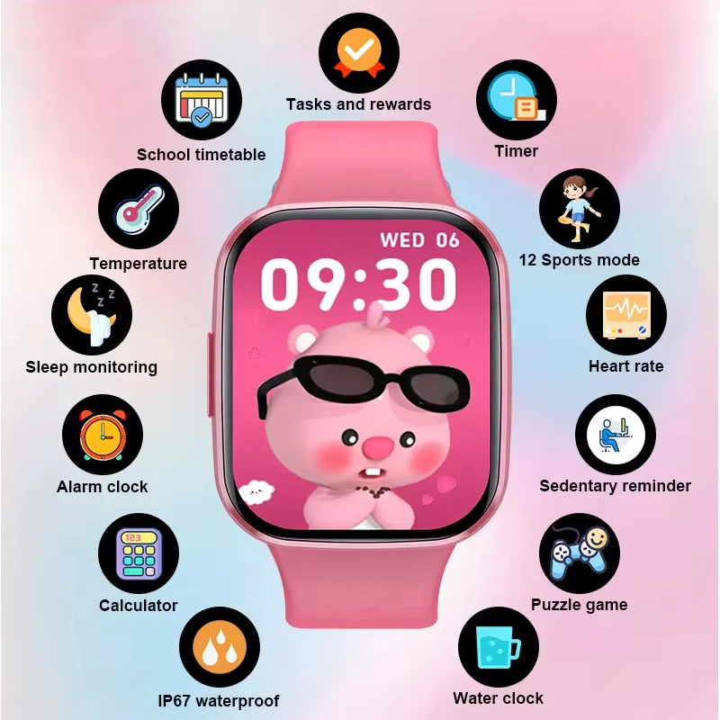 Jam Tangan Pintar Siswa Jam Ta - Smartwatch Watches Birthday Gift For Girls ulasan dan harga