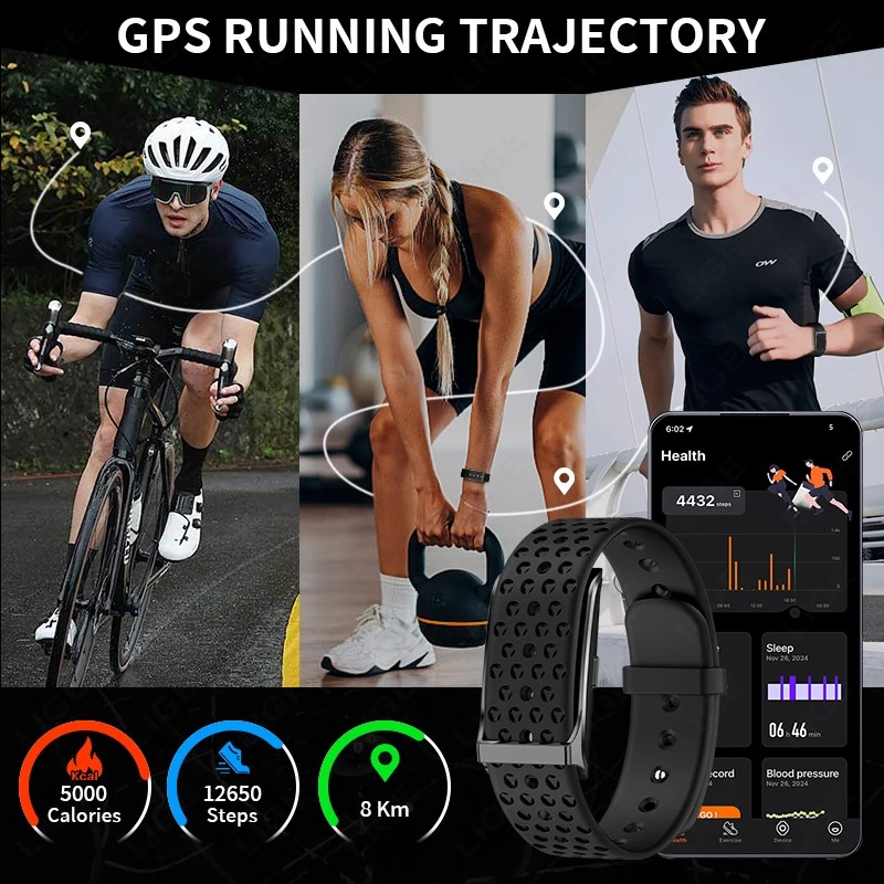 LIGE jam tangan pintar kesehat - Smartwatch Latest Watches For Men ulasan dan harga