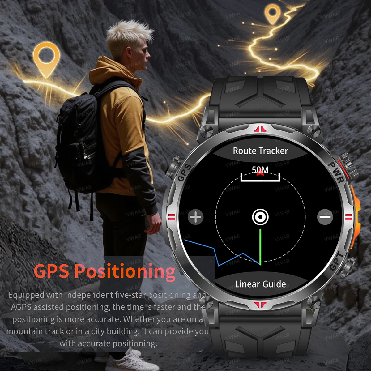 2025 VWAR Air5 Ultra GPS Smart - Watch Vs Amazfit ulasan dan harga