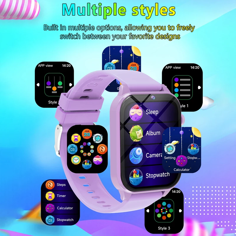 Jam Tangan Pintar Permainan An - Smartwatch Watches For Kid Boy With Alarm ulasan dan harga
