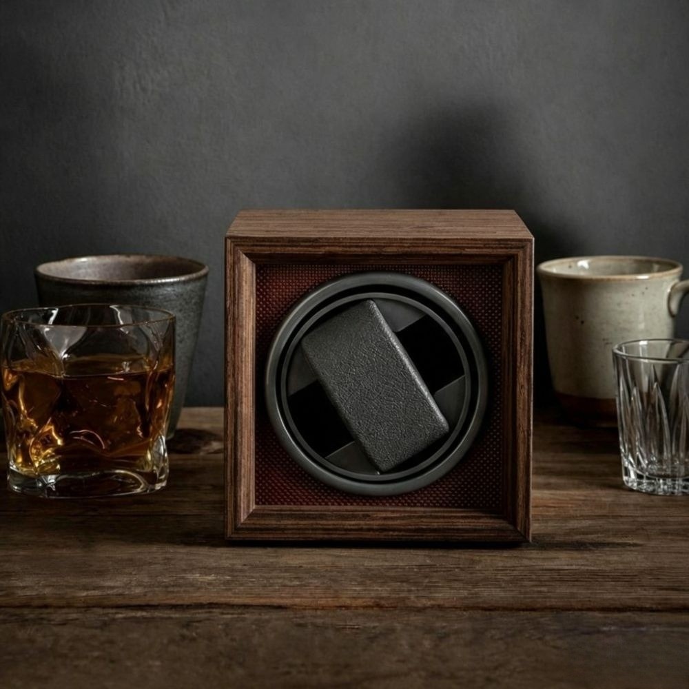 Kotak Pemutar Jam Otomatis den - Watch Winder Single ulasan dan harga