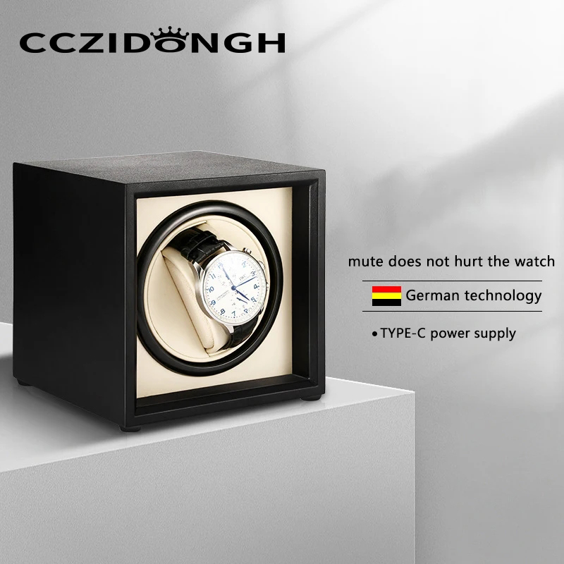 Buatan Jerman, Kotak Penyimpan - Watch Winder Single ulasan dan harga
