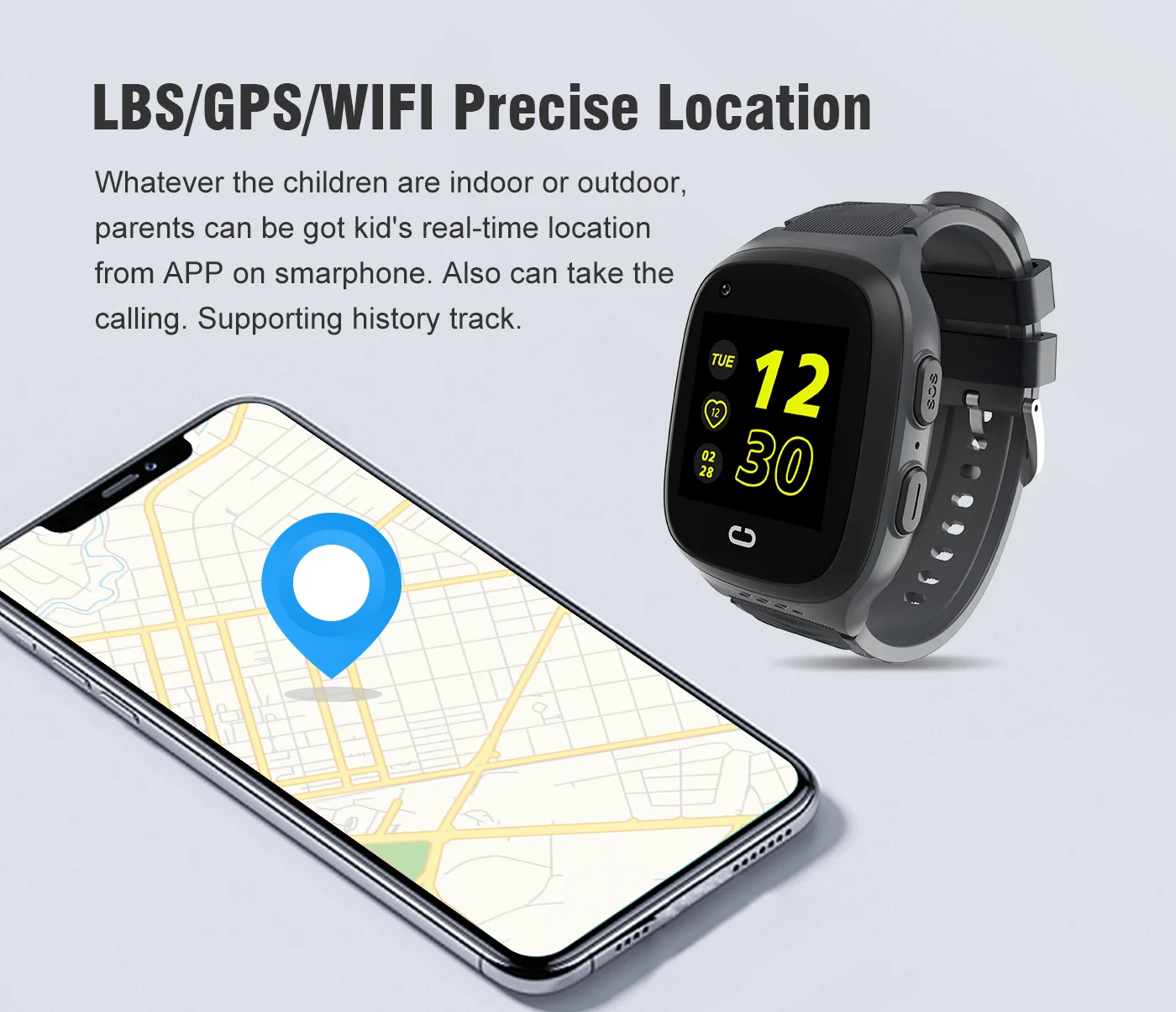 Jam Tangan Pintar Anak 4G SOS  - Smartwatch Watches For Girls ulasan dan harga
