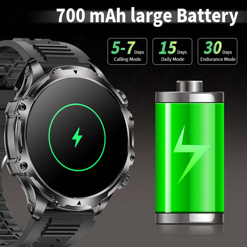 LIGE jam tangan pintar 700 inc - Smartwatch Latest Watches For Men ulasan dan harga