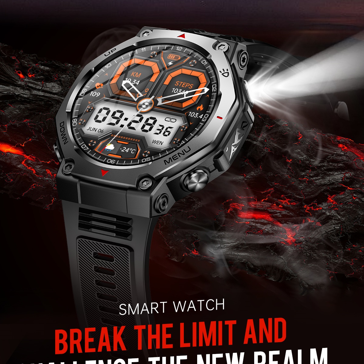 Untuk Android IOS Jam Tangan P - Watch Vs Amazfit ulasan dan harga