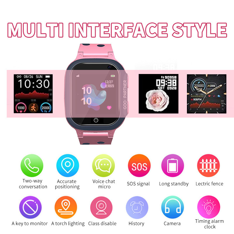 Jam Tangan Pintar Anak Jam Tan - Smartwatch Watches For Girls ulasan dan harga