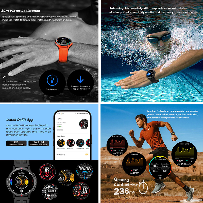 Jam Tangan Pintar GPS Pelacaka - Timex Watches Smartwatch ulasan dan harga