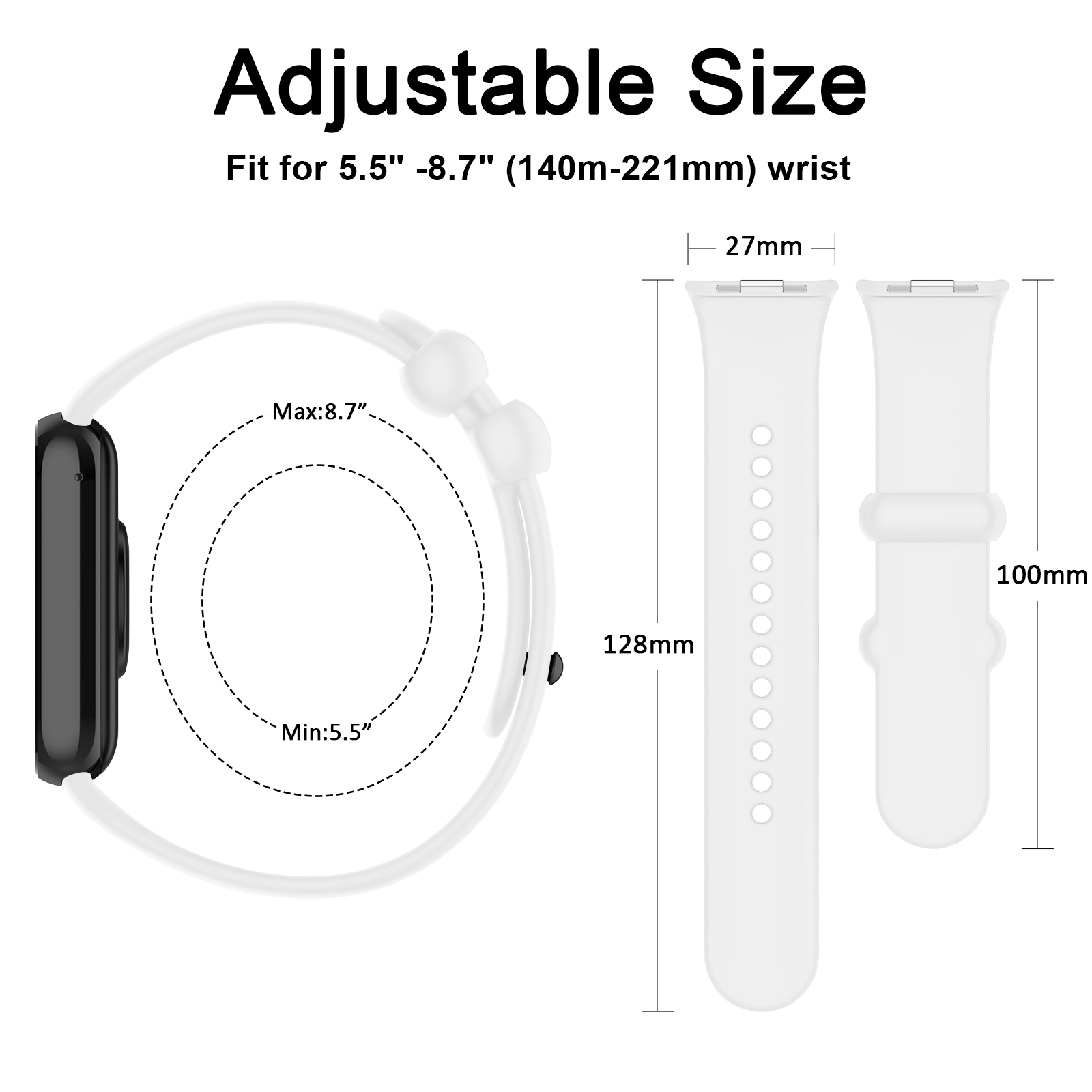 Tali Silikon untuk Xiaomi Mi S - Tag Watches Smartwatch ulasan dan harga