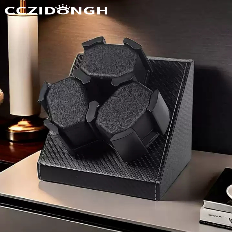 Kotak Jam Otomatis Kulit 3+0 W - Watch Winder Single ulasan dan harga
