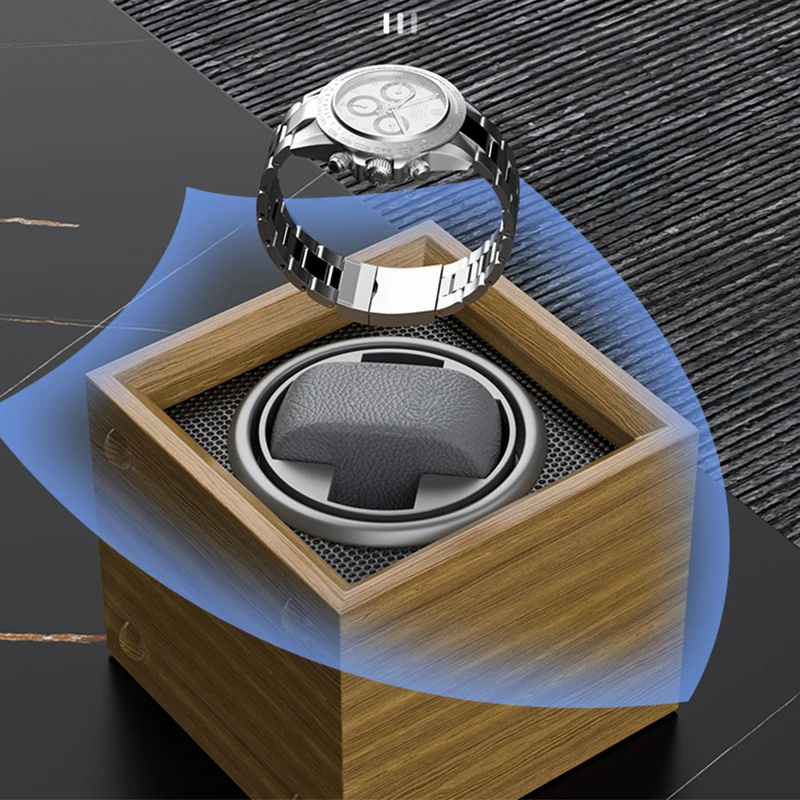 Kotak Penyimpanan Jam Otomatis - Watch Winder Single ulasan dan harga