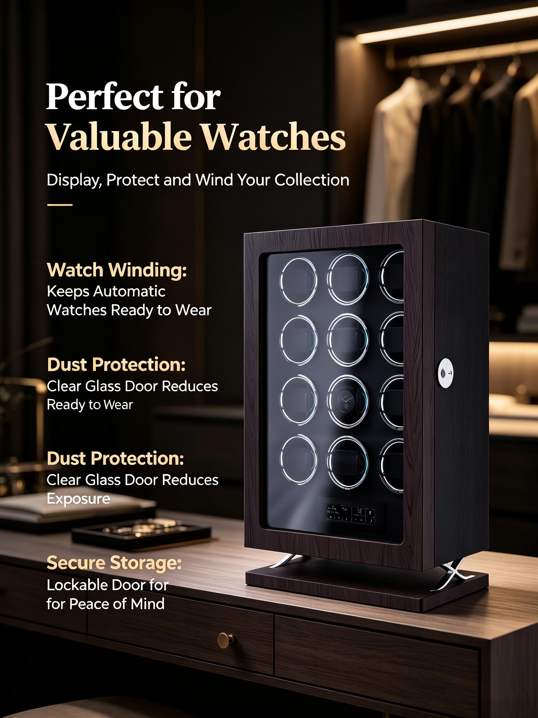 IBBETON Kotak Pemutar Jam Tang - Tag Watches Smartwatch ulasan dan harga