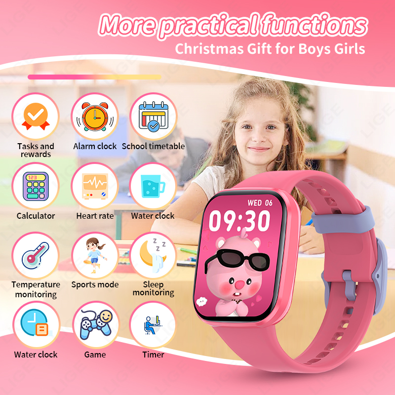 Jam Tangan Pintar Baru Jam Tan - Smartwatch Watches Birthday Gift For Girls ulasan dan harga