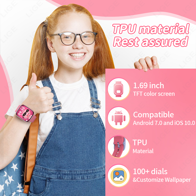 Jam Tangan Pintar Baru Jam Tan - Smartwatch Watches Birthday Gift For Girls ulasan dan harga