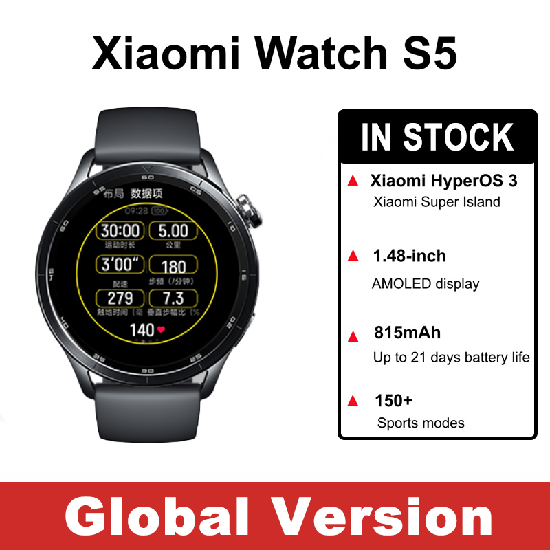 Versi Global Xiaomi Watch S5 X - Timex Watches Smartwatch ulasan dan harga