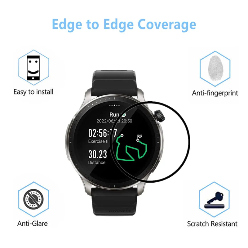 Untuk Amazfit GTR 4 pelindung  - Smart Watch Screen Protector ulasan dan harga