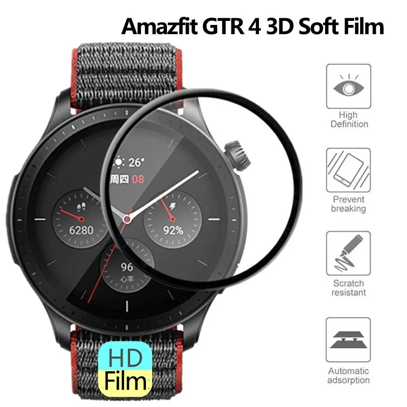 Untuk Amazfit GTR 4 pelindung  - Smart Watch Screen Protector ulasan dan harga