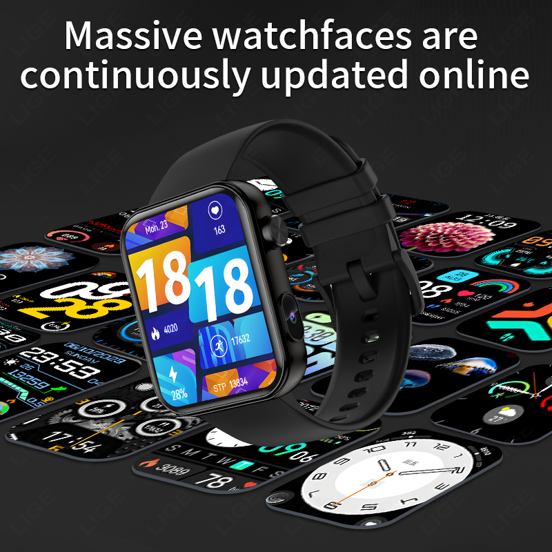 LIGE Dengan Kamera Dapat Menga - Smartwatch Latest Watches For Men ulasan dan harga