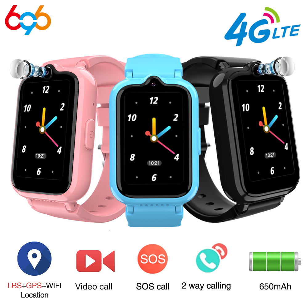 Jam tangan pintar anak 4G 696, - Smartwatch Watches For Kid Boy With Gps ulasan dan harga