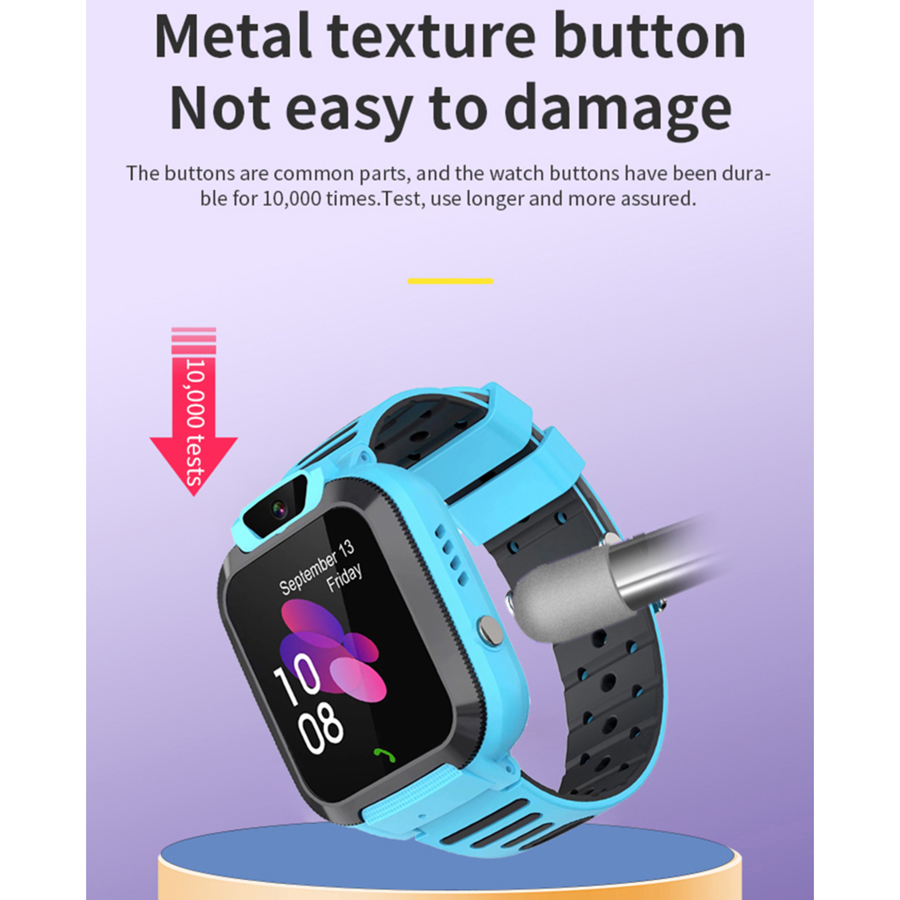 Jam tangan pintar anak jam tan - Smartwatch Watches For Kid Boy With Alarm ulasan dan harga