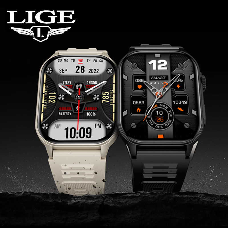 LIGE Jam Tangan Pintar untuk P - Smartwatch Latest Watches For Men ulasan dan harga