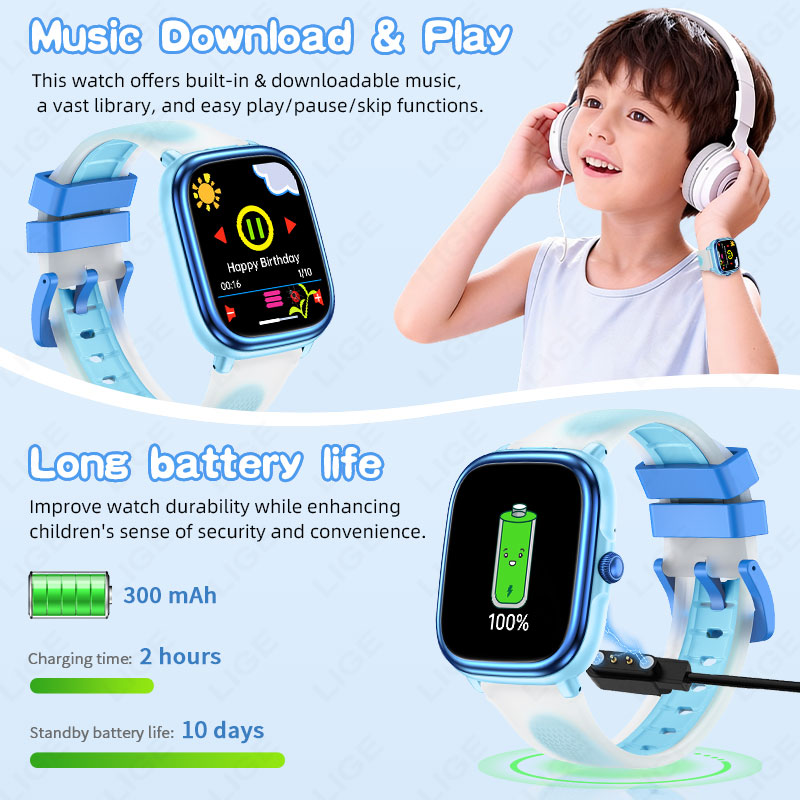 LIGE Jam Tangan Pintar Anak Pe - French Connection Watches Smartwatch App ulasan dan harga